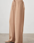 Mizalle Wide Leg Pants Beige Apparel Beige