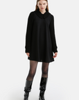 Black Knit Details Dress