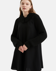 Black Knit Details Dress