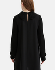 Black Knit Details Dress