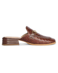 Brown Izaan - Heeled Mule