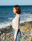 Tulle Button Blouse White Fınal Item - Porterist 3