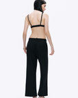 Black Double-Pleated Pants