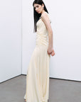 Yellow Accessory Detailed Maxi Dress