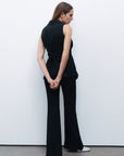 Black Accessory Detailed Blouse