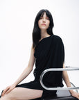 Black Halter Neck Maxi Dress