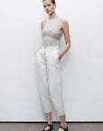 Ivory Twist Detailed Bodysuit