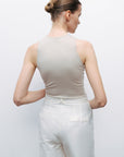 Ivory Twist Detailed Bodysuit