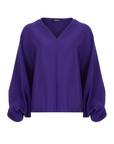Black Batwing Sleeve Oversized Top