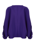 Black Batwing Sleeve Oversized Top