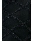 Glittery Baklava Patterned Black Knitwear Sweater Fınal Item - Porterist 3