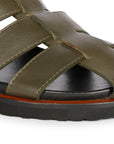 Saint G Neive Flat Sandals Footwear Khaki
