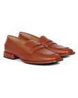 Saint G Carla - Flat Loafers - Cuoio