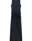 Anthracite Backless Maxi Dress