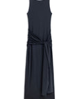 Anthracite Backless Maxi Dress