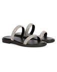 Vivi Blu - Zaeneb Flats Footwear - Black/Silver