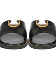 Vivi Blu Amber Flats Footwear Black