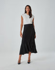 Mizalle Skirt Black Apparel Black