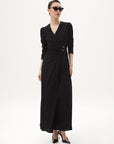 Metal Buckle Detailed Stylish Black Dress Fınal Item - Porterist 2