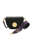 Oryany - Lottie Saddle Crossbody Small Handbags - Black