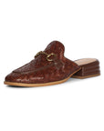 Brown Izaan - Heeled Mule