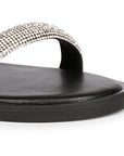 Vivi Blu Zaeneb Flats Footwear Black Silver