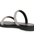 Vivi Blu Zaeneb Flats Footwear Black Silver