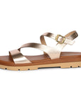 Vivi Blu Kamla Flats Footwear Champagne