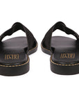 Vivi Blu Blossom Flats Footwear Black