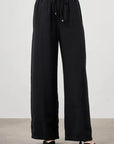 Mizalle Wide Leg Pants Black Apparel Black