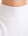 White Turtleneck Sleeveless Basic Stylish Blouse Fınal Item - Porterist 5