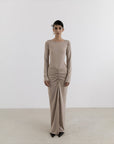 The Chemise Beige Maxi Dress Fınal Item - Porterist 2