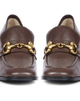 Saint G Isha Heeled Loafers Coffee