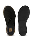Vivi Blu - Blossom Flats Footwear - Black