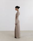 The Chemise Beige Maxi Dress Fınal Item - Porterist 3