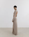 The Chemise Beige Maxi Dress Fınal Item - Porterist 4