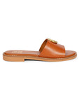 Vivi Blu - Amber Flats Footwear - Cognac