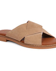 Vivi Blu Blossom Flats Footwear Beige