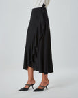 Mizalle Skirt Black Apparel Black