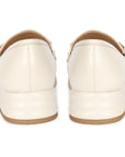 Saint G Jenah Flat Loafers Off White