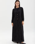 Tassel Detailed Crewneck Dress Black Ka A Fınal Item - Porterist 3