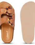 Saint G Venice Flat Sandals Footwear Cuoio