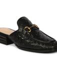 Future Brands Group Black Izaan Heeled Mule - Porterist 8