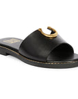 Vivi Blu Amber Flats Footwear Black