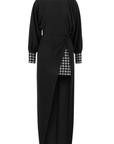 Knot Front Long Dress