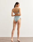 Hand Bikini Top Glitter Blue Fınal Item - Porterist 2