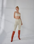 Buttoned Bra - Cream
