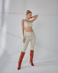 Buttoned Bra - Cream