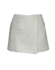 Buttoned Skort – Cream