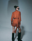 Elle Orange Mini Dress Fınal Item - Porterist 4